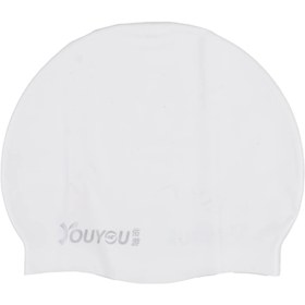 تصویر کلاه شنا ساده سیلیکونی 