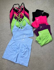 تصویر ست نیمتنه شلوارک حلقه ای کد:۵۰۰۳ 