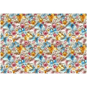 تصویر کاغذ کادو گلاسه کد ۷۸۴ 