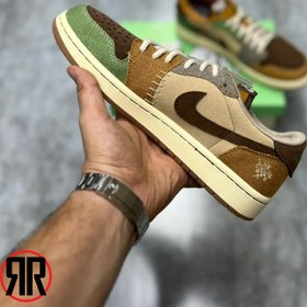 تصویر کتونی زنانه و مردانه ایر جردن ١ وودوو - 4 Air Jordan 1 Voodoo