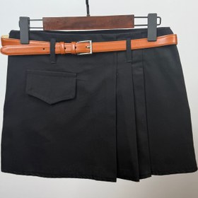 تصویر دامن راسته تک‌جیب 