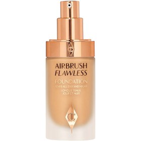 تصویر کرم پودر طبیعی ایربراش فلاولس شارلوت تیلبری 8 - Warmاورجینال AIRBRUSH FLAWLESS Natural foundation makeup Charlotte Tilbury