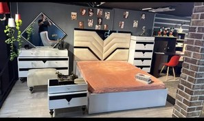 تصویر سرویس خواب ایلماه چوب مدل آرشین arshin model bedroom set