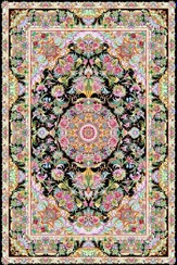 تصویر نقشه سنتی قالی تبریز،s10-382 