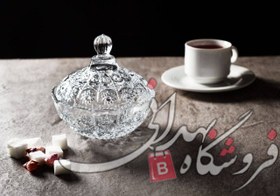 تصویر قندان شیشه ای فوجین 