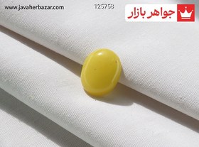 تصویر نگین کهربا بولونی لهستان زرد زیبا کد 125758 