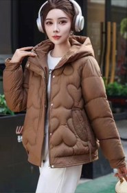 تصویر کاپشن زنانه در سه رنگ 