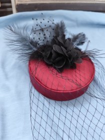 تصویر کلاه مجلسی زرشکی 