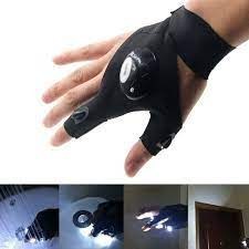 تصویر دستکش چراغ دار مدل انگشتی LED light gloves
