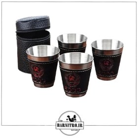 تصویر شات فلزی جلد چرمی 