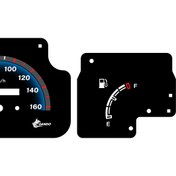 تصویر صفحه کیلومتر اسپرت نیسان مدل پایین کاربرات طرح هاله 