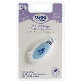 تصویر ناخن گیر کودک وی کر مدل محافظ دار با دسته سیلیکونی -(Wee Care-A816) 