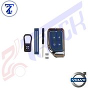 تصویر کاور ریموت (سرمه ای) فلزی ولوو FH500 