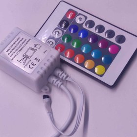 تصویر کنترلر RGB 24key 12V 12A CONTROLLER RGB 12v