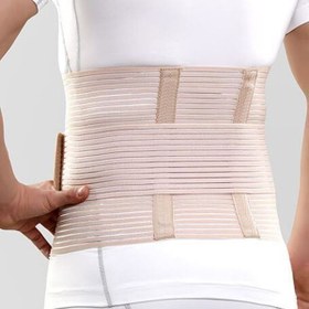 تصویر شکم بند طبی تمام کش آتل دار (پس از جراحی) پاک سمن Paksaman Abdominal Support With Soft Bars