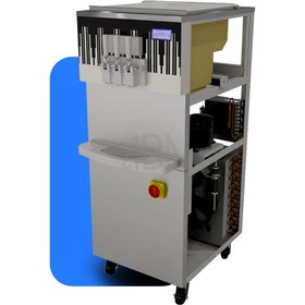 تصویر دستگاه بستنی قیفی پمپی تک فاز اینورتر دار هلیلیت مدل Ellissee-p1600 