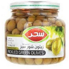 تصویر سحر زیتون شور شیشه 1450 گرم 