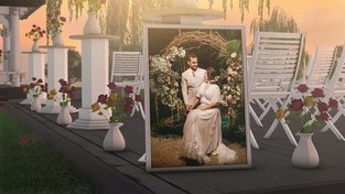 تصویر پروژه آماده اسلایدشو پریمیر عاشقانه در فضای باغی عاشقانه 