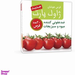 تصویر قرص جوشان ژاول ضد عفونی کننده میوه و سبزیجات بسته 20 عددی 