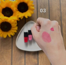 تصویر رژلب رژگونه مایع ولوت گلدن رز 03 Golden Rose Lip & Blush Velvet Touch 