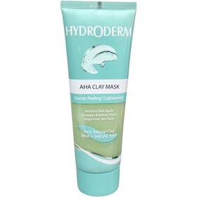 تصویر ماسک رسی لایه بردار ملایم و روشن کننده هیدرودرم وزن 100 گرم Hydroderm Aha Clay Mask 100 g