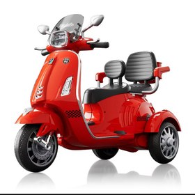 تصویر موتور دونفره شارژی وارداتی مدل Vespa 2-seater Vespa rechargeable motorcycle