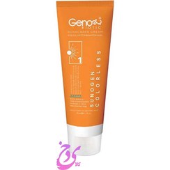 تصویر کرم ضد آفتاب ژنو بایوتیک اس پی اف 50 مخصوص پوست چرب و مختلط GENO BIOTIC SUN SCREEN CREAM COLORLESS FOR OILY SKIN SFP 50 