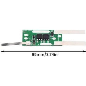 تصویر ماژول شارژ باتری لیتیوم-یون 2 سل 10 آمپر - 8.4 ولت مدل 4520LJ - پلاتین دار BMS module 2s - 10A - 8.4V 4520LJ