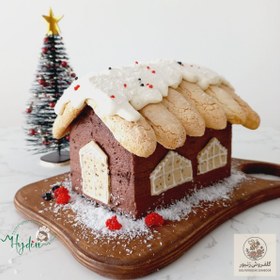 تصویر کیک کریسمس (کیک خونه) - کیک و شیرینی خانگی مشهد | هایدین | کد: ZNB-1436 