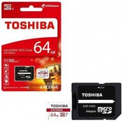 تصویر رم میکرو توشیبا ۶۴ گیگابایت 