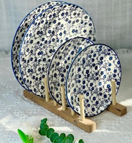 تصویر پیش دستی بزرگ گل آبی دنی هوم 