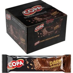 تصویر ویفر با روکش شکلات تلخ کوپا - 30 عدد 