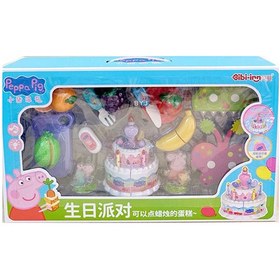 تصویر ست کیک تولد پپاپیگ 