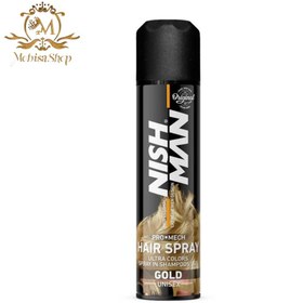 تصویر اسپری رنگ مو طلایی نیش من NISHMAN Temporary Hair Colour Spray 150 ml