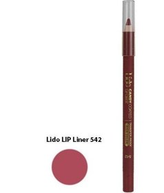 تصویر خط لب شمعی ضدآب lidoشماره542 Lip liner Lido