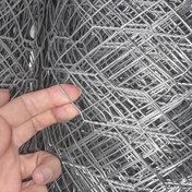 تصویر توری گابیون ۸×۱۰ ارتفاع ۱/۵ طول ۲۰ متری 