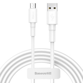 تصویر کابل USB به Micro USB بیسوس مدل Mini White Baseus CAMSW-D02 Mini White cable USB to Micro USB