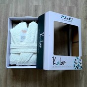 تصویر حوله تن پوش کلاه دار اقتصادی دایموند شیری GL سایز L(125) 