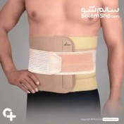 تصویر شکم بند لاغری با کش ساپورت توان تن Tavantan Weight Loss Belly Band With Supporter Band