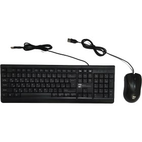 تصویر کیبورد و موس سیم دار R8 مدل 1906 Wired Keyboard And Mouse R8 1906