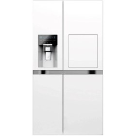 تصویر یخچال فریزر ساید بای ساید دوو مدل SXi20-31W ظرفیت ۳۵ فوت هوشمند با بار خانگی و یخساز اتوماتیک 