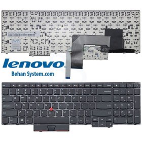 تصویر کیبورد لپ تاپ لنوو Lenovo thinkpad e545 