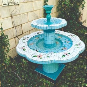 تصویر آبنما دو طبقه کاشی 