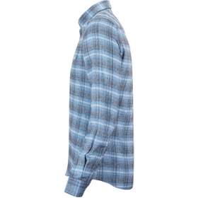 تصویر پیراهن یقه برگرد پشمی Blithe آستین بلند 