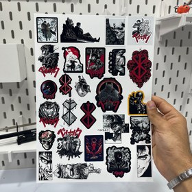 تصویر استیکر انیمه برزرک طرح گاتس 