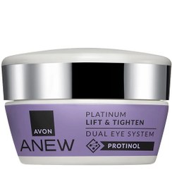 تصویر کرم دورچشم پلاتینیوم لیفت کننده آون 20میل AVON ANEW Platinum Lift & Tighten Dual Eye System 20ml