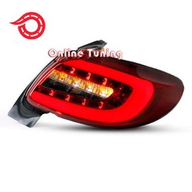 تصویر چراغ خطر عقب پژو 207 NGCO قرمز دودی NGCO 207 MULTI-COLOR REAR LIGHTS