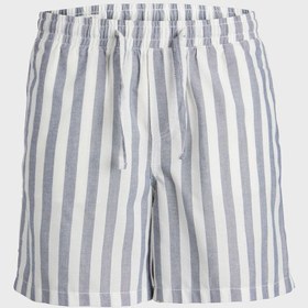 تصویر شلوارک کشی راه‌راه برند jack & jones Striped Drawstring Shorts