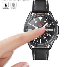 تصویر محافظ صفحه نمایش ساعت گلس مناسب برای سامسونگ Galaxy Watch 3 45mm Samsung Galaxy Watch3 45mm Glass Screen Protector