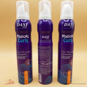 تصویر موس مو دنی وان مدل MAGICAL Curls بنفش حجم 200 میلی dani one